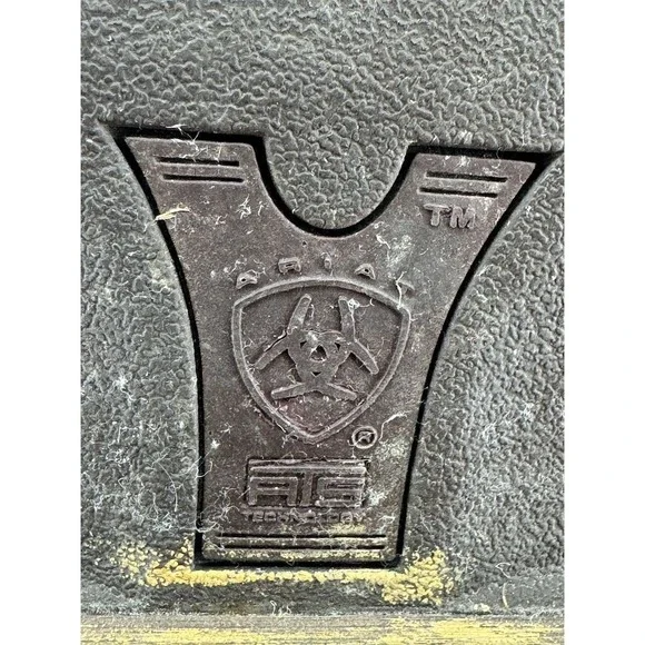 Ariat Men's Rambler Western Cowboy‎ Boots Brown Size 10D Square Toe - Picture 11 of 14